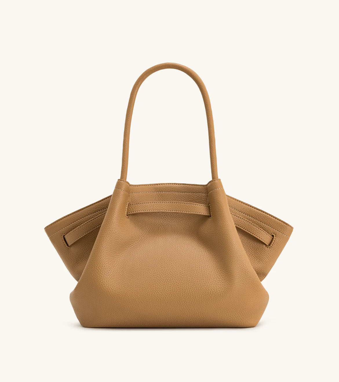 Hana Medium Faux Suede Tote Bag : Latte
