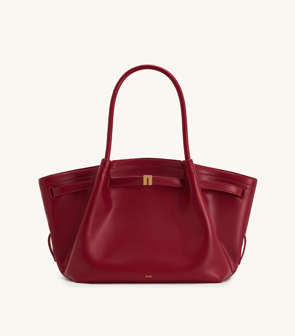 Hana Medium Faux Suede Tote Bag : Claret