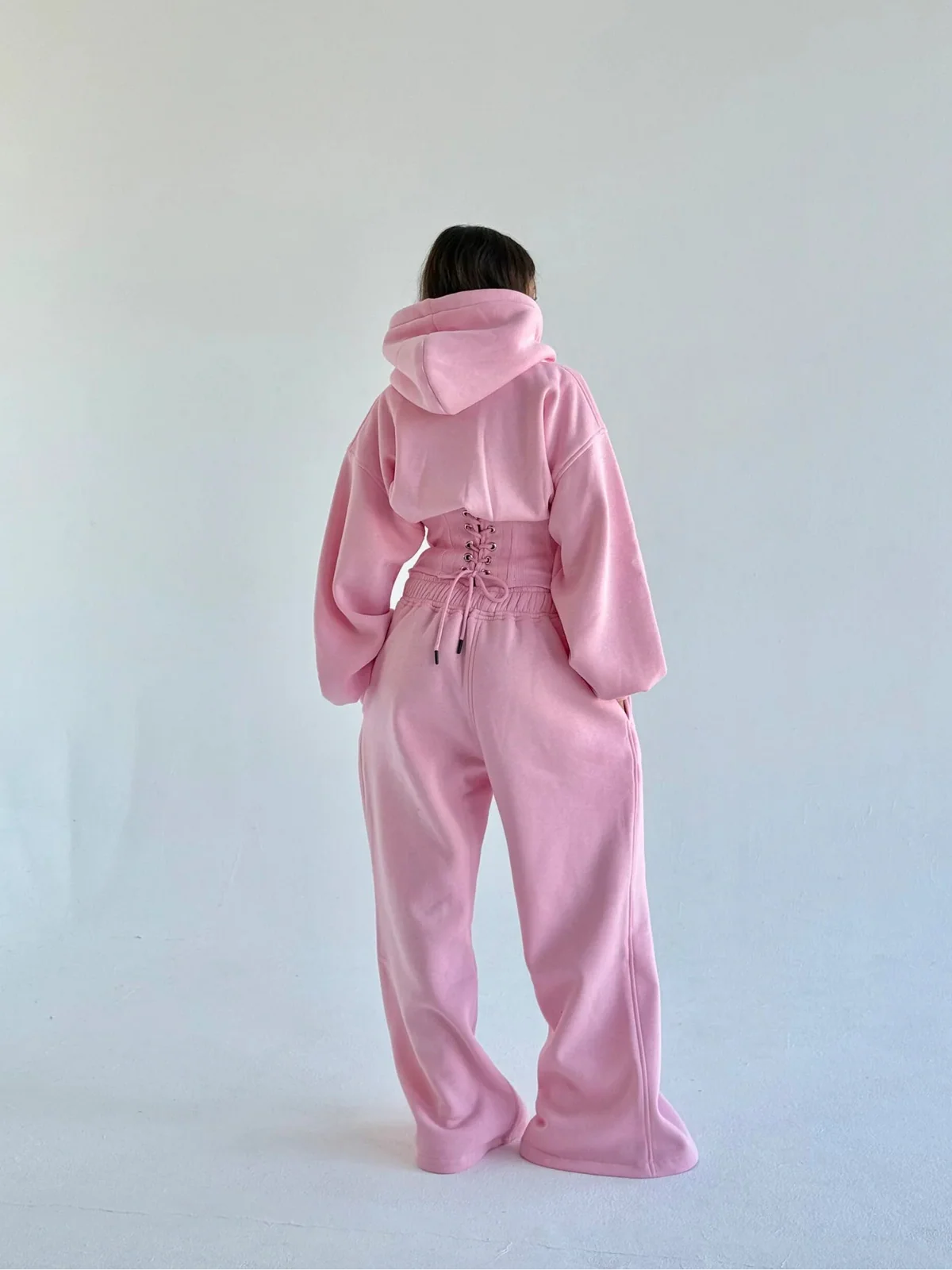 She’s Snatched suit Hoodie-Pant Rose