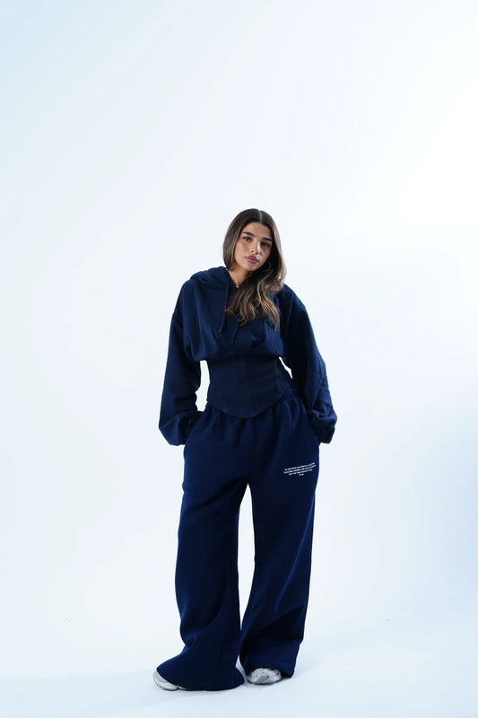 She’s Snatched suit Hoodie-Pant Blue