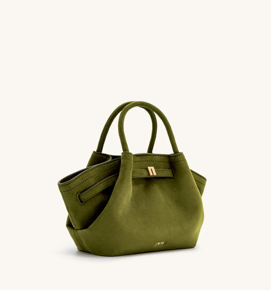 Hana Mini Tote Bag - Dark olive
