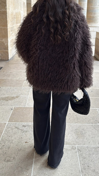 fausse fourrure [brown]