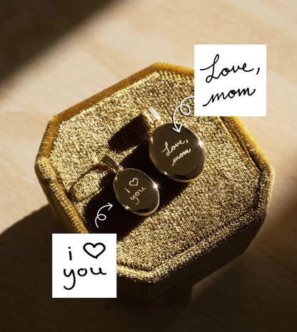 Engraved photo lockets