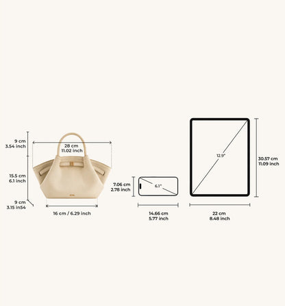 Hana Mini Tote Bag - Off white