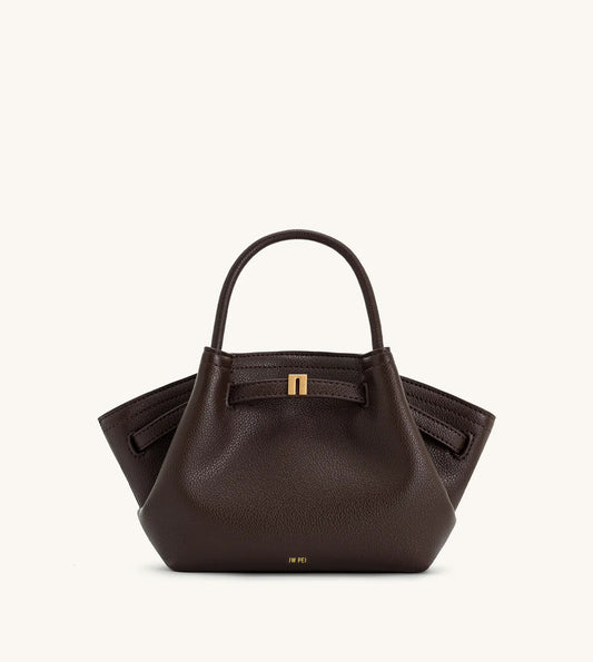 Hana Mini Tote Bag - Dark Brown