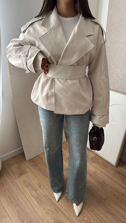 TRENCH COURT [beige]